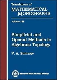 bokomslag Simplicial and Operad Methods in Algebraic Topology