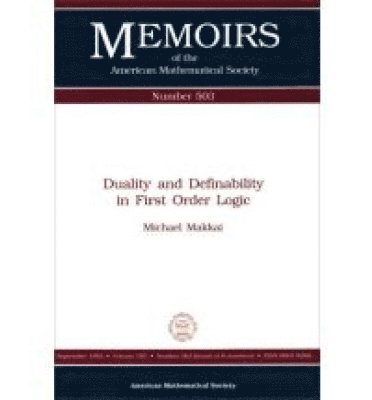 bokomslag Duality and Definability in First Order Logic