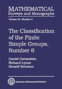 bokomslag Classification of the Finite Simple Groups No. 6: Part IV, Special Odd Case