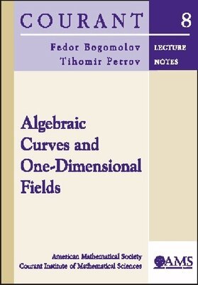 American Mathematical Society - Algebraic Curves and One-dimensional Fields, Häftad