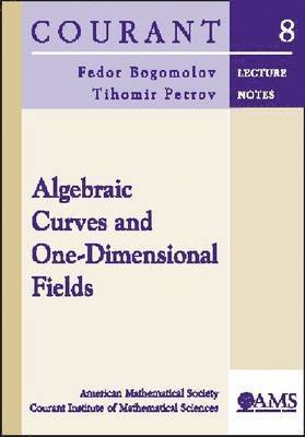 Algebraic Curves and One-Dimensional Fields 1