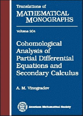 bokomslag Cohomological Analysis of Partial Differential Equations and Secondary Calculus