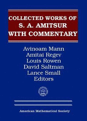 bokomslag Selected Papers of S.A. Amitsur with Commentary, Volume 1