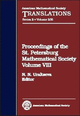 American Mathematical Society - Proceedings of the St. Petersburg Mathematical Society, Volume 8, Inbunden