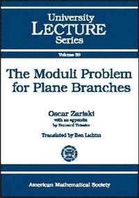 bokomslag The Moduli Problem for Plane Branches