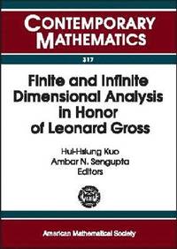 bokomslag Finite and Infinite Dimensional Analysis in Honor of Leonard Gross