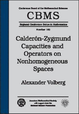 Calderon-Zygmund Capacities and Operators on Nonhomogeneous Spaces 1