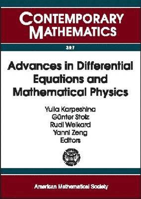 Advances in Differential Equations and Mathematical Physics 1