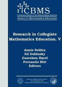 bokomslag Research in Collegiate Mathematics Education. V