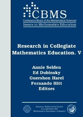 bokomslag Research in Collegiate Mathematics Education V
