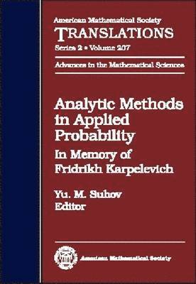 Analytic Methods in Applied Probability, Inbunden