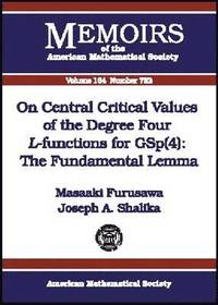 bokomslag On Central Critical Values of the Degree Four L-functions for GSp(4): The Fundamental Lemma
