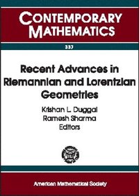 bokomslag Recent Advances in Riemannian and Lorentzian Geometries