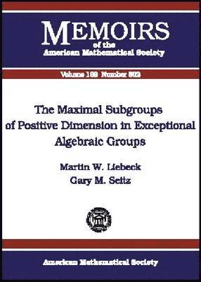 The Maximal Subgroups of Positive Dimension in Exceptional Algebraic Groups 1