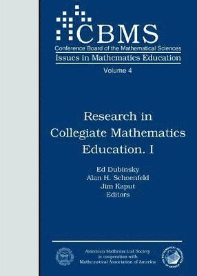 Research in Collegiate Mathematics Education I 1