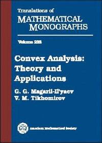 bokomslag Convex Analysis: Theory and Applications