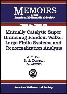 Mutually Catalytic Super Branching Random Walks: Large Finite Systems and Renormalization Analysis 1