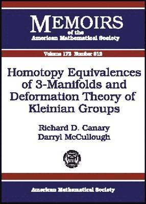 bokomslag Homotopy Equivalences of 3-Manifolds and Deformation Theory of Kleinian Groups