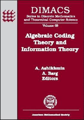 Algebraic Coding Theory and Information Theory 1