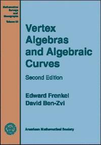 bokomslag Vertex Algebras and Algebraic Curves: Second Edition
