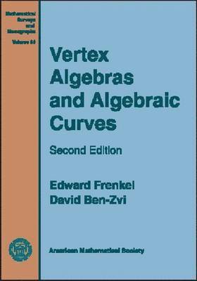 American Mathematical Society - Vertex Algebras and Algebraic Curves, Häftad