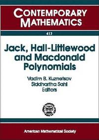 bokomslag Jack, Hall-Littlewood and Macdonald Polynomials