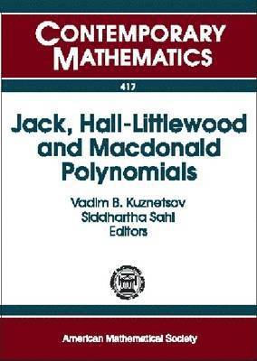 Jack, Hall-Littlewood and Macdonald Polynomials 1