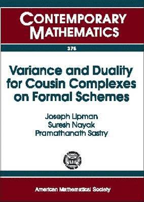 Variance and Duality for Cousin Complexes on Formal Schemes 1