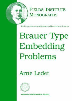 American Mathematical Society - Brauer Type Embedding Problems, Inbunden