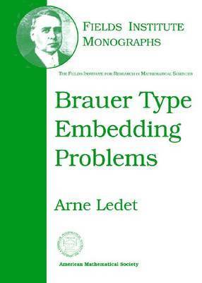 bokomslag Brauer Type Embedding Problems