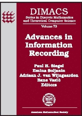 bokomslag Advances in Information Recording