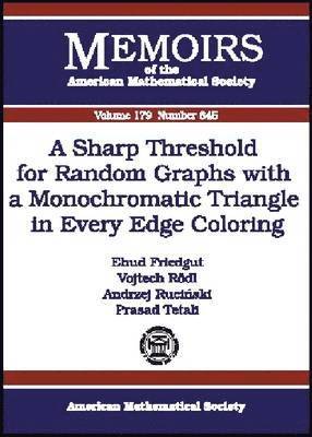 bokomslag A Sharp Threshold for Random Graphs With a Monochromatic Triangle in Every Edge Coloring