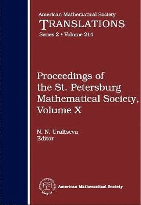 bokomslag Proceedings of the St. Petersburg Mathematical Society, Volume X