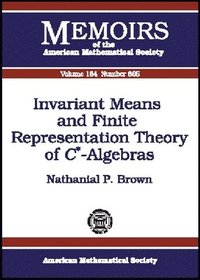 bokomslag Invariant Means and Finite Representation Theory of C*-Algebras