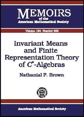 bokomslag Invariant Means and Finite Representation Theory of $C*$-Algebras