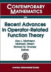 bokomslag Recent Advances in Operator-Related Function Theory