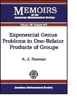 A.J. Duncan - Exponential Genus Problems in One-relator Products of Groups, Häftad