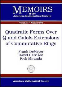 bokomslag Quadratic Forms Over Q and Galois Extensions of Commutative Rings