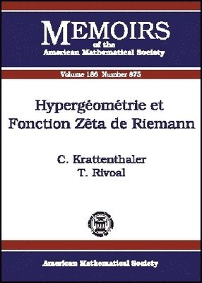 bokomslag Hypergeometrie et Fonction Zeta de Riemann