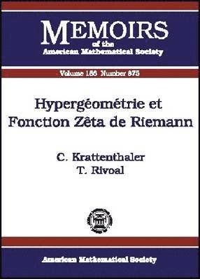 Hypergeometrie et Fonction Zeta de Riemann 1