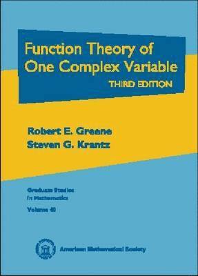 Function Theory of One Complex Variable 1
