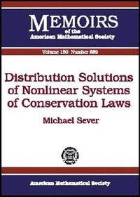 bokomslag Distribution Solutions of Nonlinear Systems of Conservation Laws