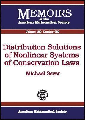 Distribution Solutions of Nonlinear Systems of Conservation Laws 1