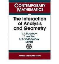 bokomslag The Interaction of Analysis and Geometry