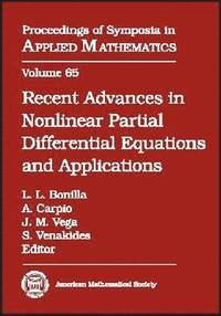 bokomslag Recent Advances in Nonlinear Partial Differential Equations and Applications