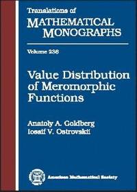 bokomslag Value Distribution of Meromorphic Functions