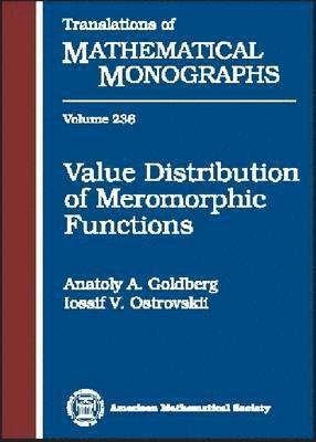American Mathematical Society - Value Distribution of Meromorphic Functions, Inbunden