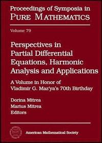 bokomslag Perspectives in Partial Differential Equations, Harmonic Analysis and Applications