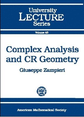 bokomslag Complex Analysis and CR Geometry