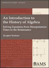 bokomslag An Introduction to the History of Algebra